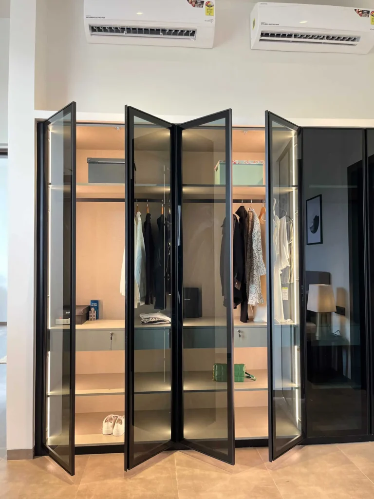 Tinted glass Wardrobe