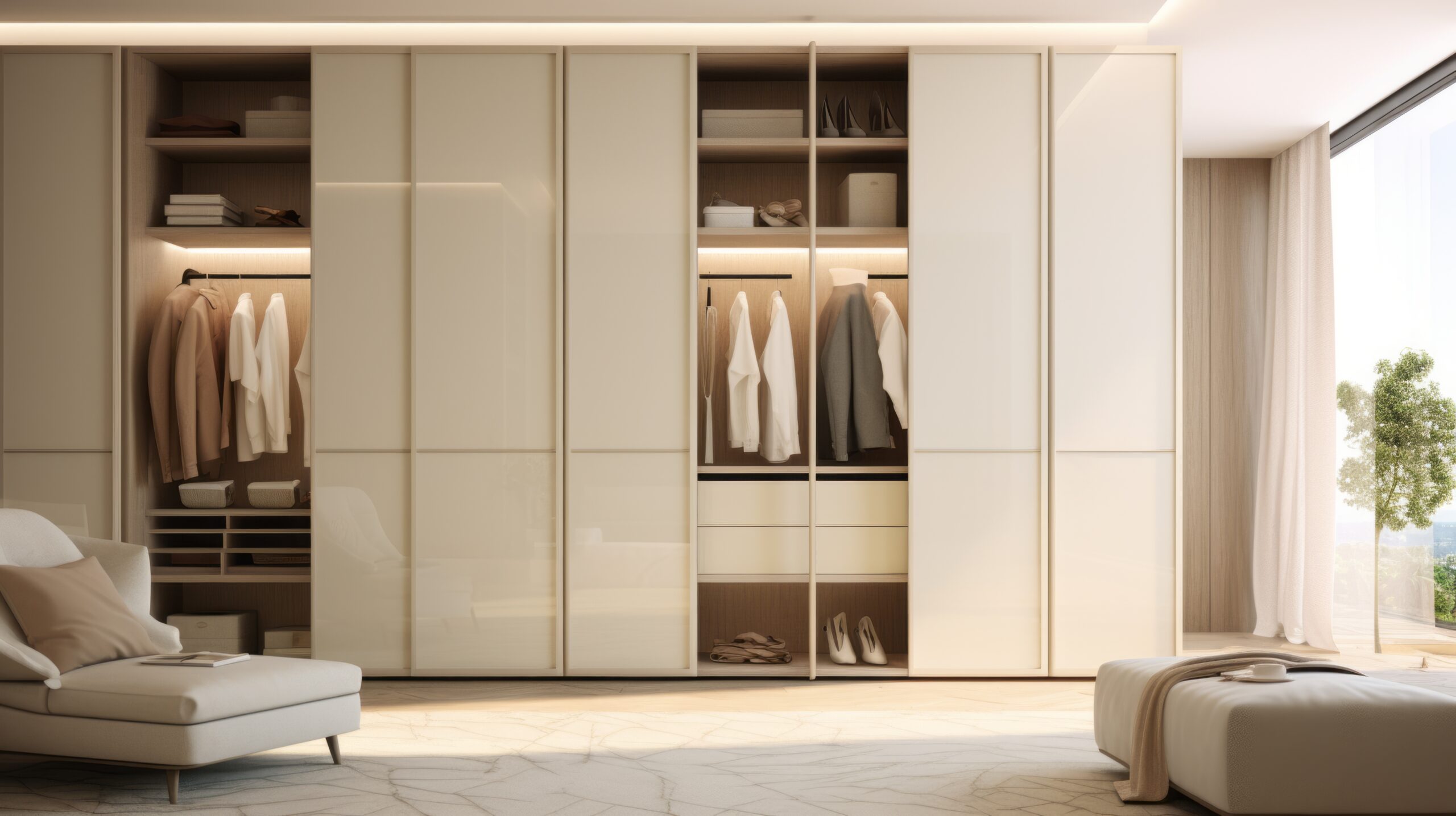 Luxury Wardrobes At Villa Emil: Modern, Comfy, And Stylish